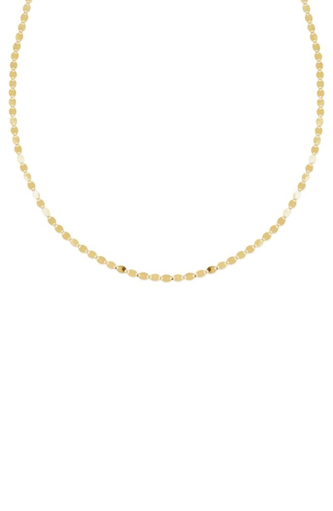 Lana Nude Chain Choker in Yellow Gold Cover