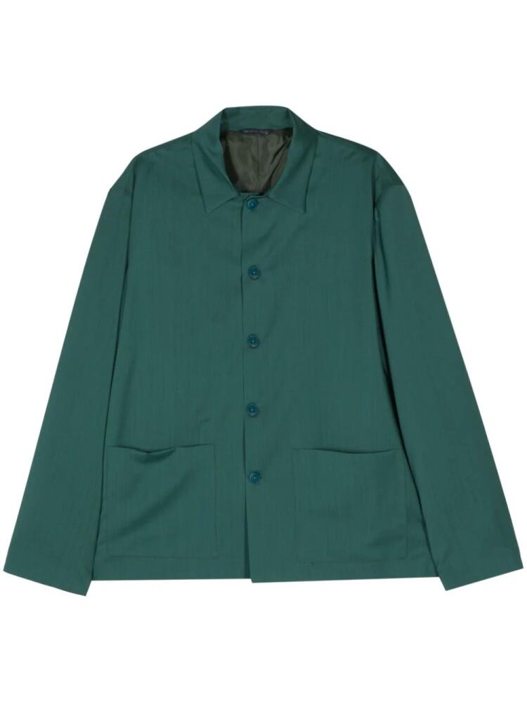 Costumein Antoine wool shirt jacket - Green Cover