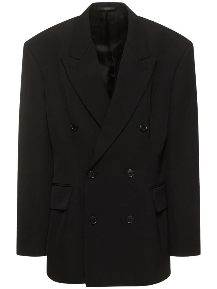 BALENCIAGA Cinched Wool Jacket Cover