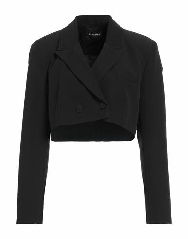 Actualee Woman Blazer Black Polyester, Elastane Cover