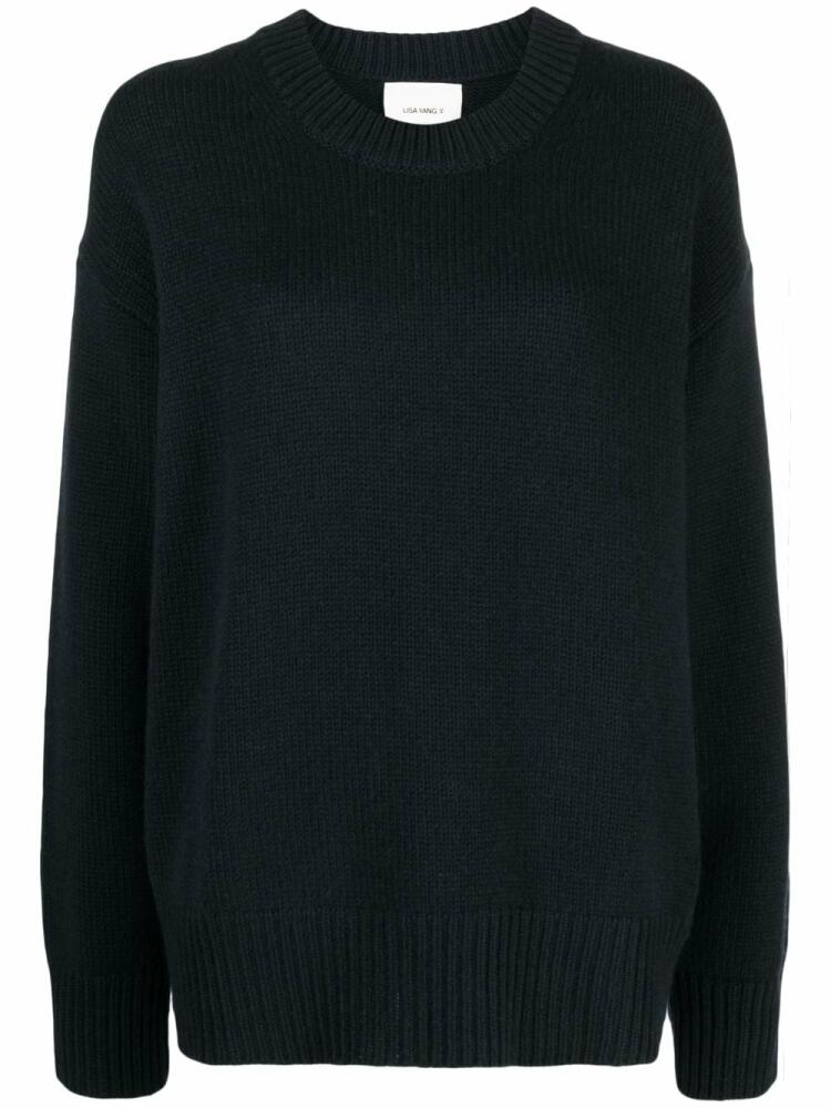 Lisa Yang crew-neck cashmere jumper - Blue Cover