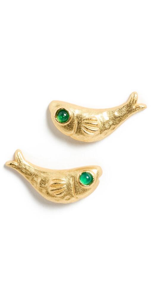 Anni Lu Gone Fishing Earrings Gold Cover