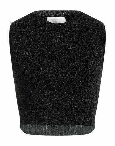 Circus Hotel Woman Sweater Black Viscose, Polyamide Cover