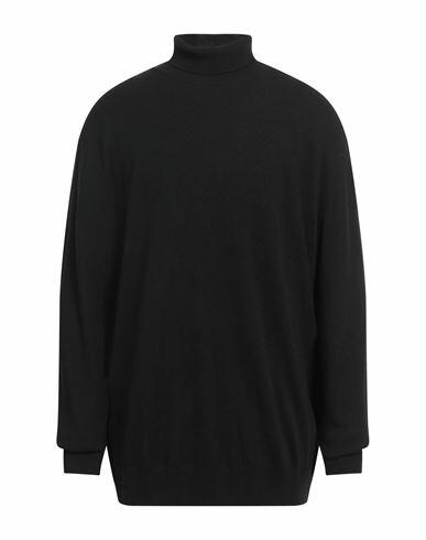 Alessandro Dell'acqua Man Turtleneck Black Wool, Nylon, Viscose, Cashmere Cover