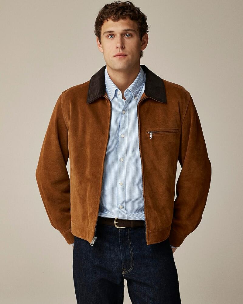 J.Crew Limited-edition Wallace & Barnes work jacket in Italian suede Cover