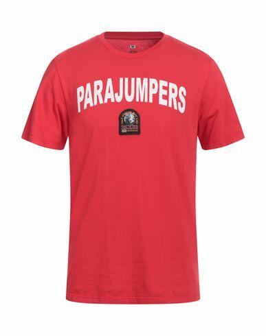 Parajumpers Man T-shirt Red Cotton Cover