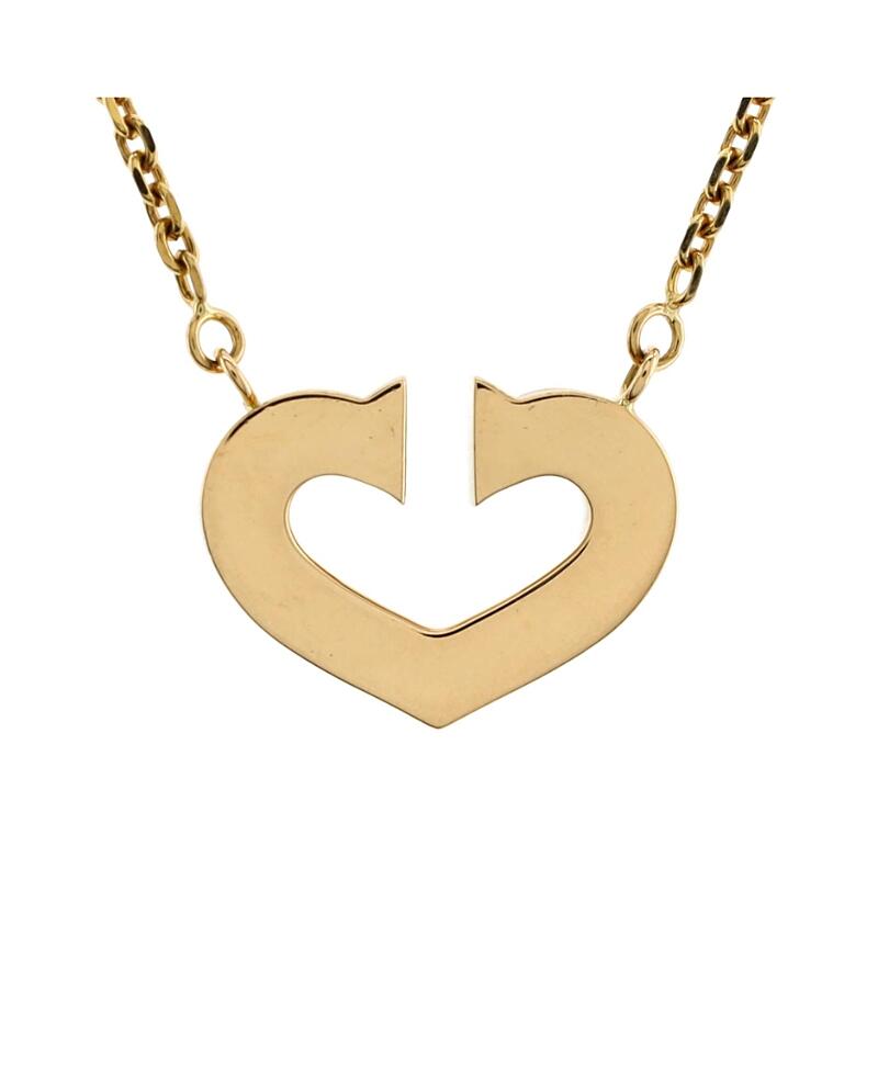 Pre-Owned Cartier C Heart de Cartier Pendant Necklace 18K Gold Cover