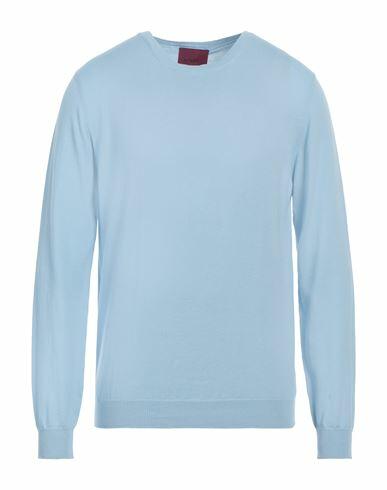 Capsule Knit Man Sweater Sky blue Cotton Cover