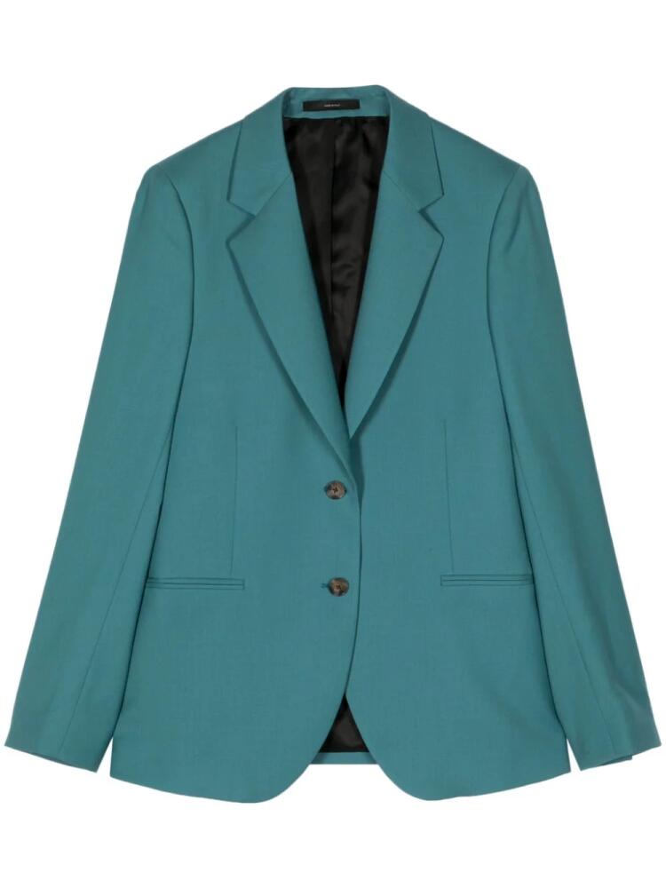 Paul Smith single-breasted wool blazer - Blue Cover