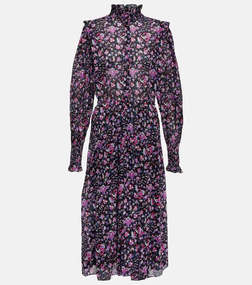 Marant Etoile Galoa floral cotton midi dress Cover