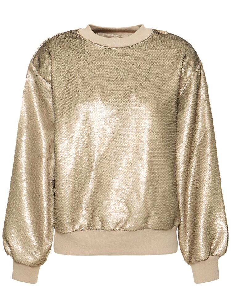 THE FRANKIE SHOP Metz Embellished Sweatshirt Cover