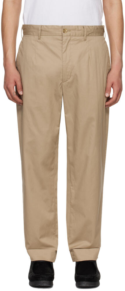 Engineered Garments Tan Andover Trousers Cover