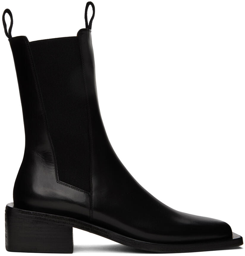 Marsèll Black Pannello Chelsea Boots Cover