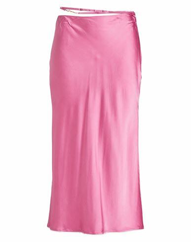 Jacquemus Woman Midi skirt Pink Viscose, Elastane Cover