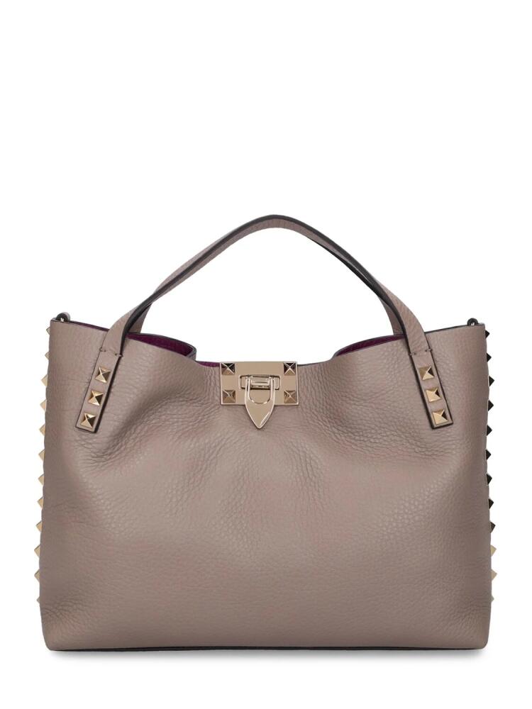 VALENTINO GARAVANI Small Rockstud Leather Top Handle Bag Cover