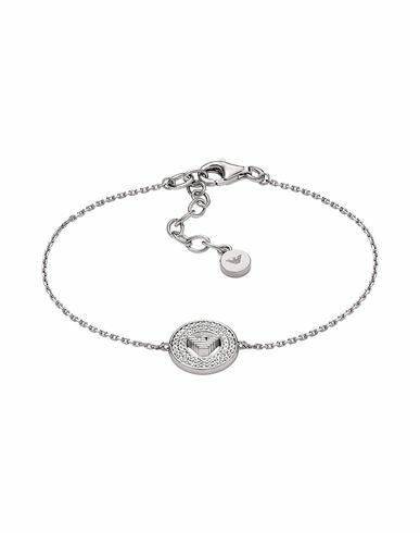 Emporio Armani Woman Bracelet Silver 925/1000 Silver, Crystal Cover