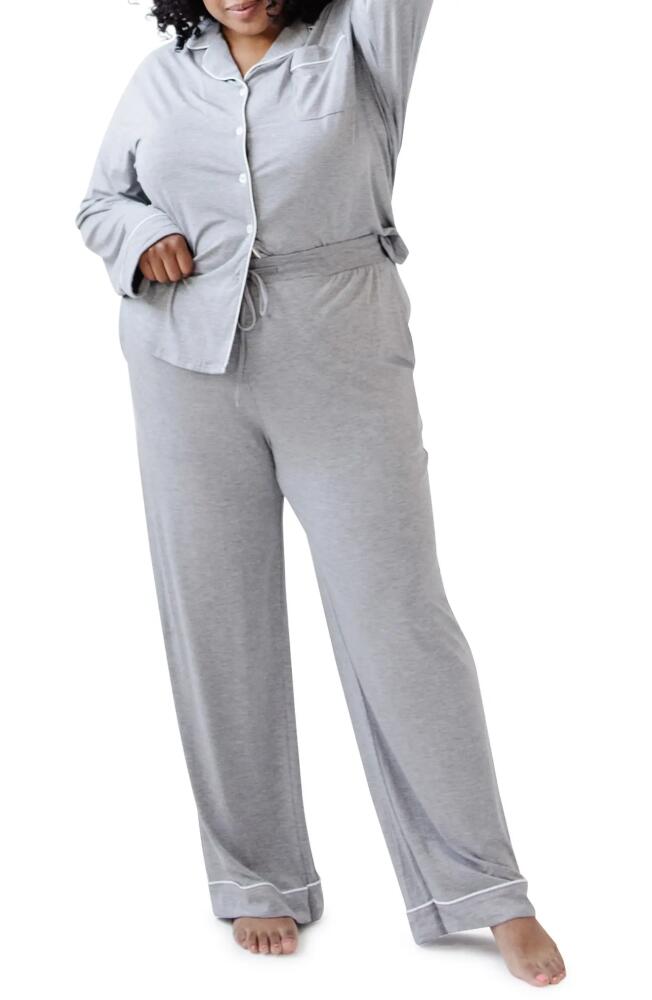 Cozy Earth Long Sleeve Knit Pajamas in Grey Cover