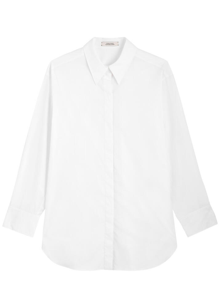 Dorothee Schumacher Stretch-cotton Poplin Shirt - White Cover