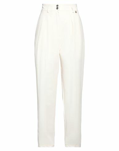 Souvenir Woman Pants Ivory Polyester, Viscose, Elastane Cover