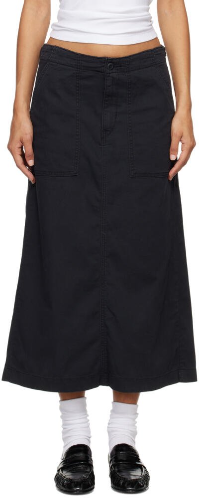 Levi's Black Surplus Midi Skirt Cover