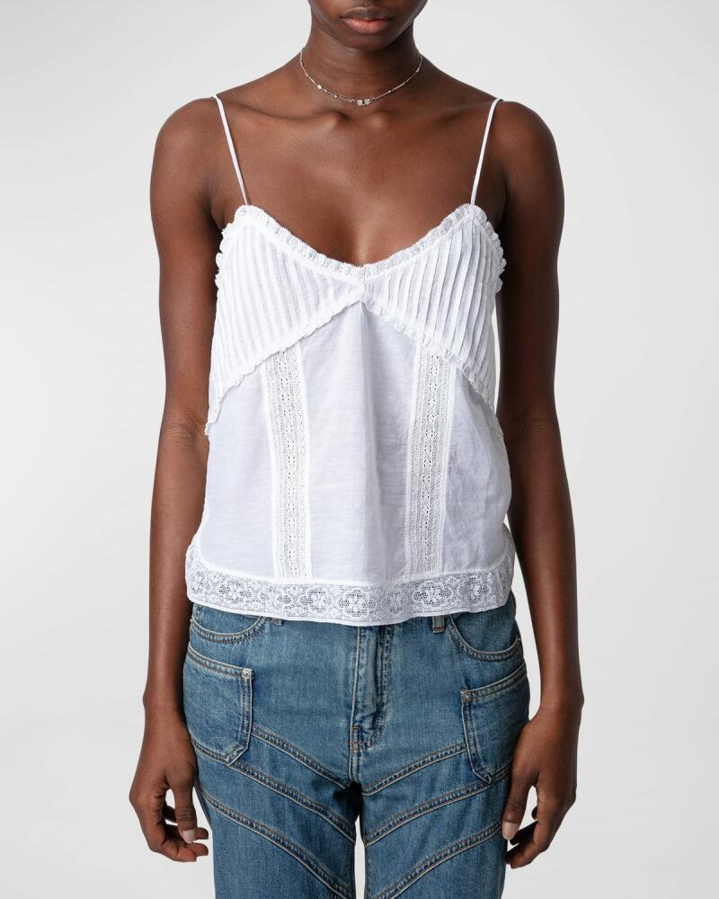 Zadig & Voltaire Calixia Embroidered Tank Top Cover