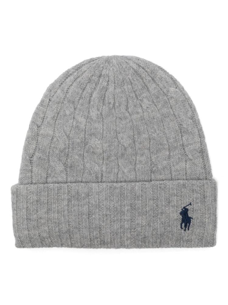 Polo Ralph Lauren cable-knit beanie - Grey Cover