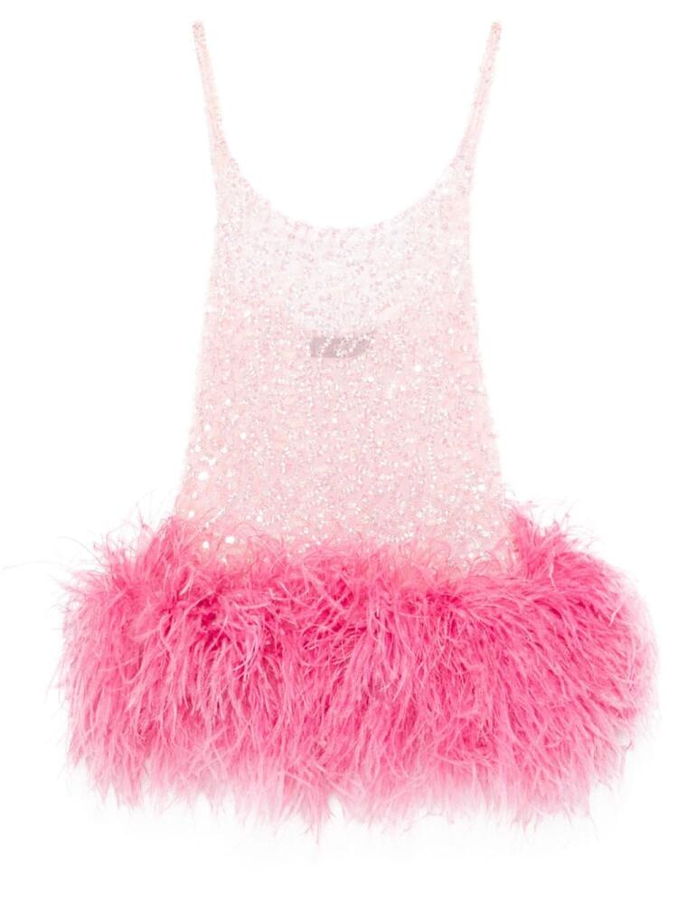 Loulou sequinned tank top - Pink Cover