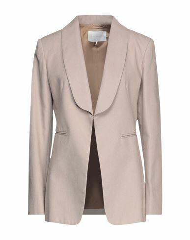 L' Autre Chose Woman Blazer Beige Cotton Cover