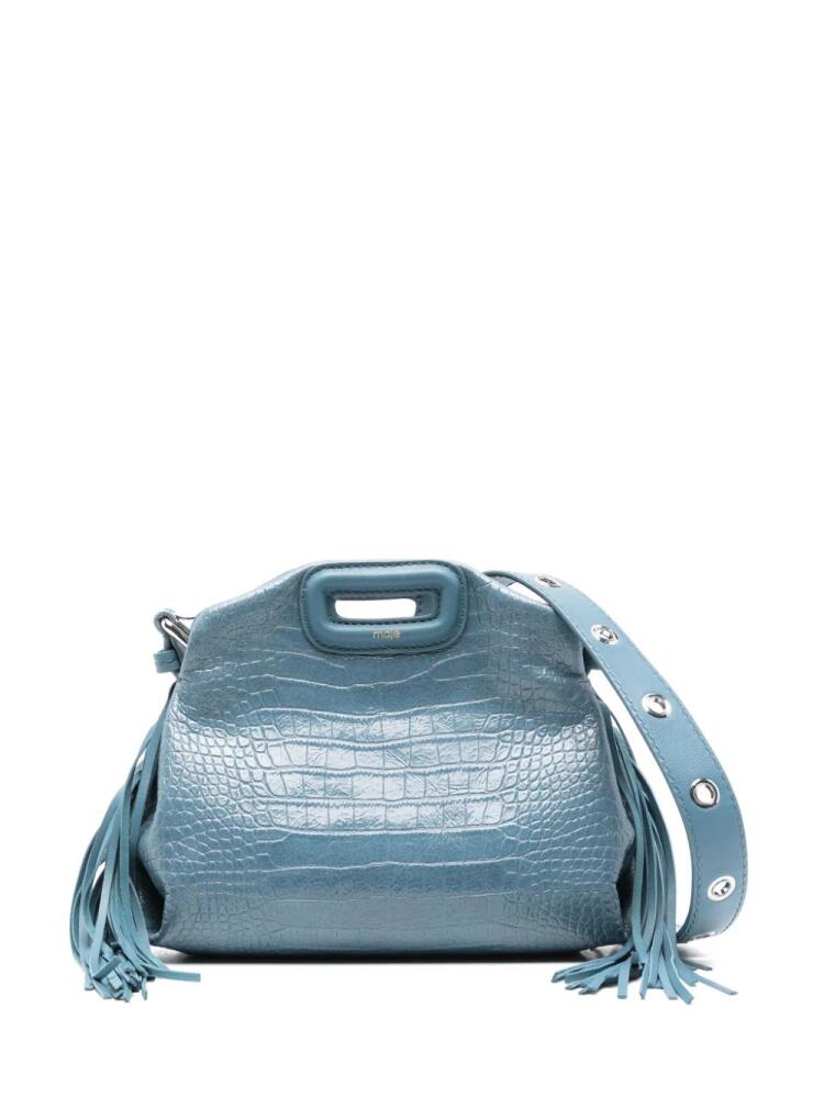 Maje mini Miss M cross body bag - Blue Cover