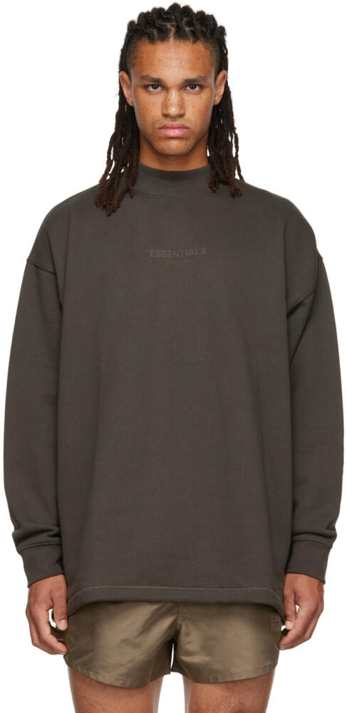 Fear of God ESSENTIALS Gray Relaxed Sweatshirt Cover