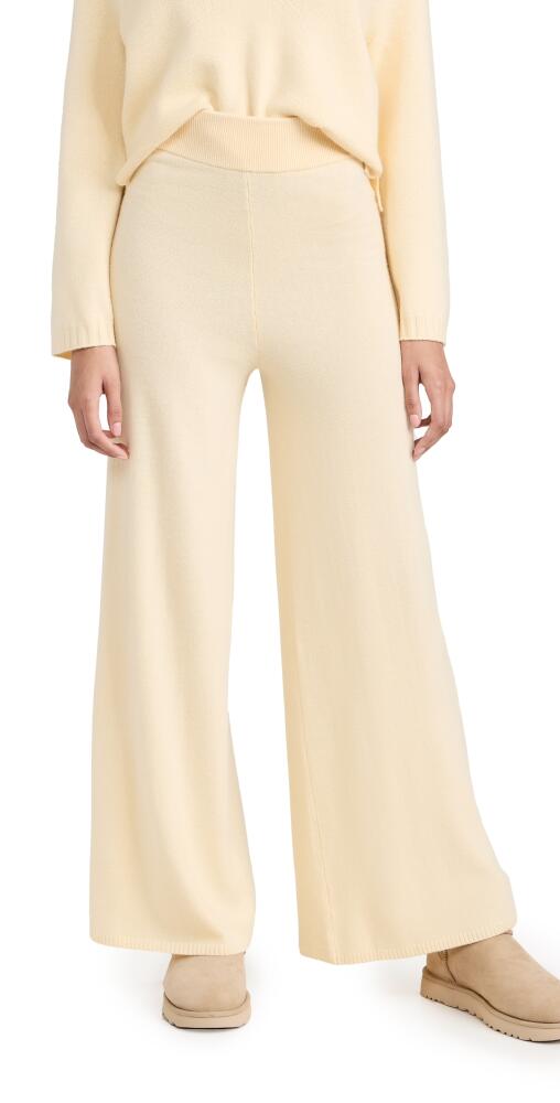 Leset Zoe Wide Leg Pants Lemon Cover