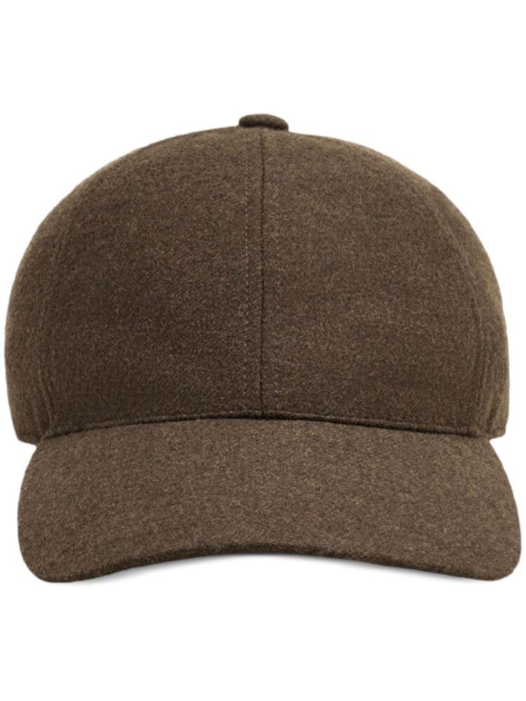 AMI Paris wool baseball cap - Brown Cover