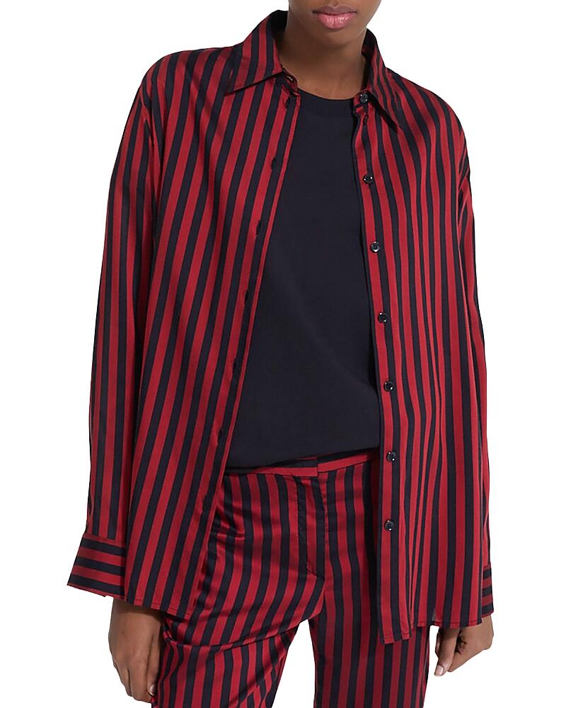 The Kooples Taiana Striped Shirt Cover