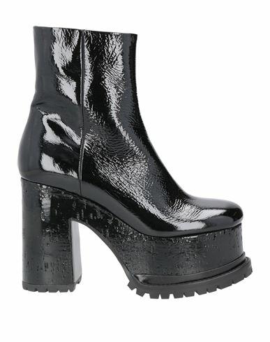 Haus Of Honey Woman Ankle boots Black Soft Leather Cover