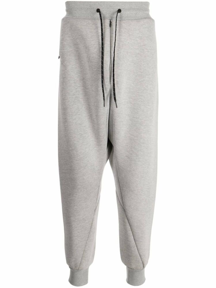 Fumito Ganryu drawstring-waist cotton-blend track pants - Grey Cover