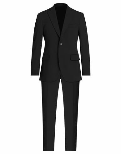 Tombolini Man Suit Black Polyester, Viscose, Elastane Cover