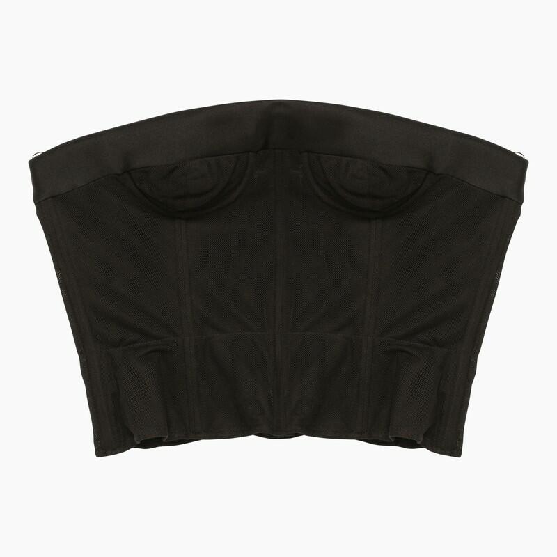 Maison Margiela Black cotton corset Cover