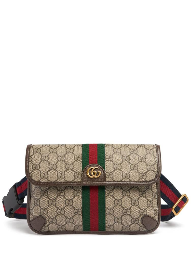 GUCCI Gg Supreme Cotton Blend Belt Bag Cover