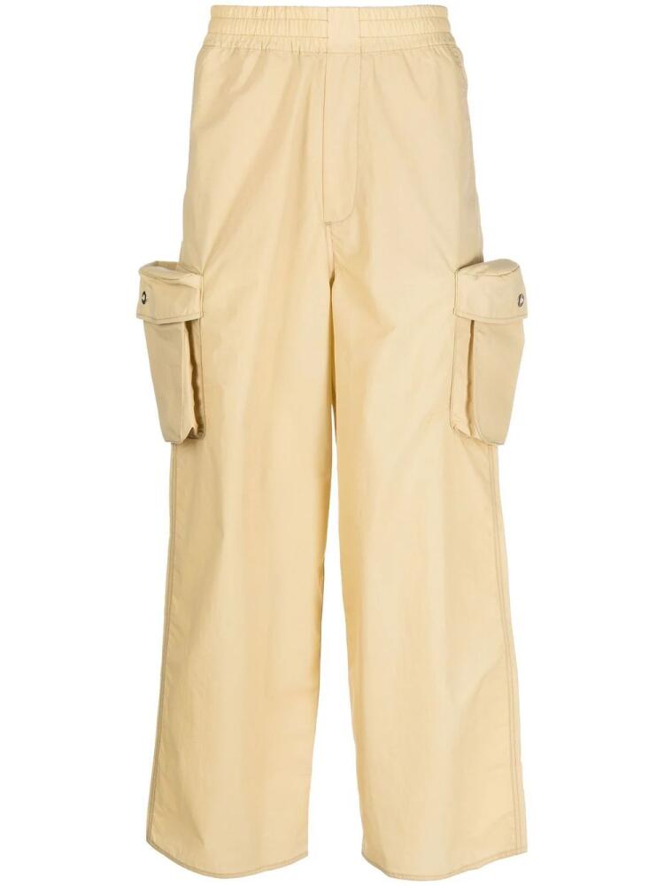 Sunnei wide-leg cargo trousers - Neutrals Cover