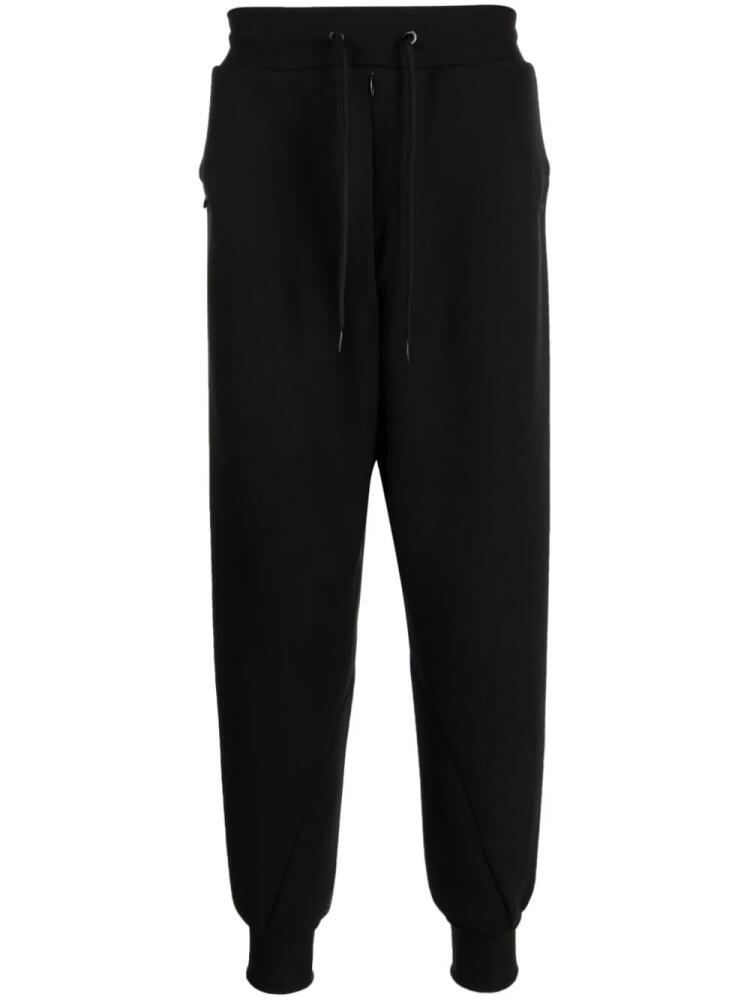 Fumito Ganryu drawstring-waist cotton-blend track pants - Black Cover