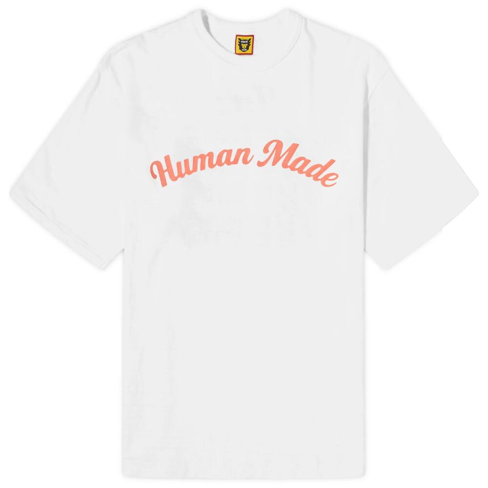 Human Made Men's Arch Logo T-Shirt in White Cover