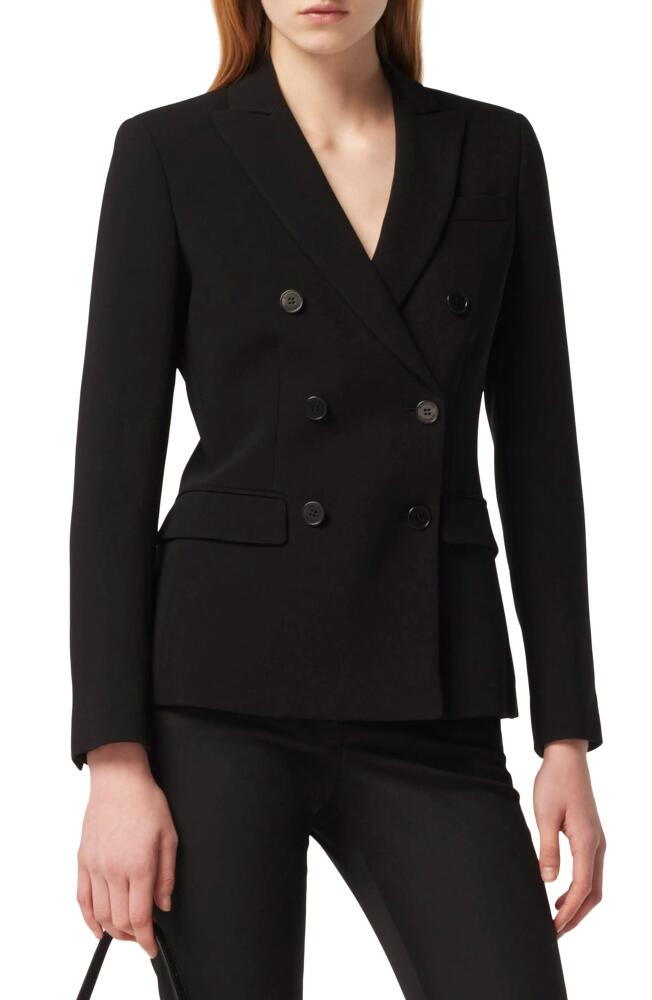 Altuzarra Indiana Double Breasted Twill Blazer in 000001 Black Cover