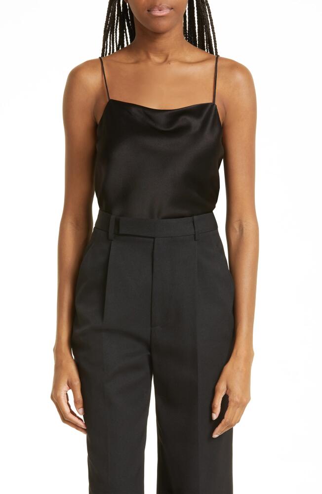 Alice + Olivia Harmony Satin Camisole in Black Cover