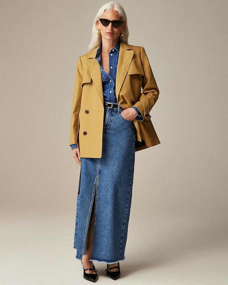 J.Crew Cropped Icon trench coat Cover