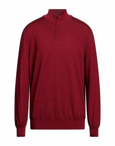 Ferrante Man Turtleneck Brick red Merino Wool Cover