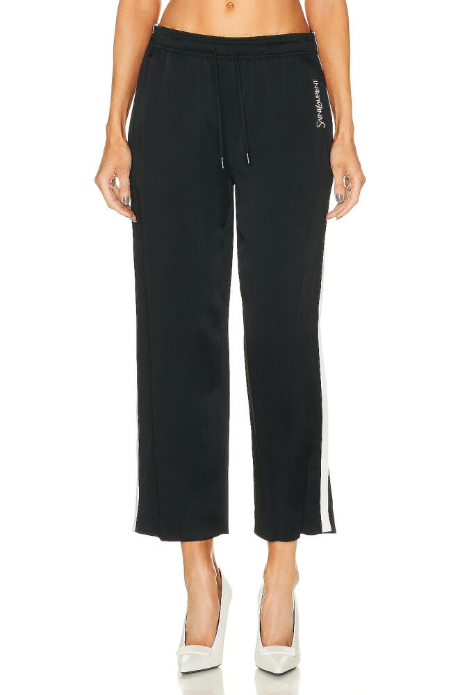 Saint Laurent Athletic Jogging Pant in Black Cover