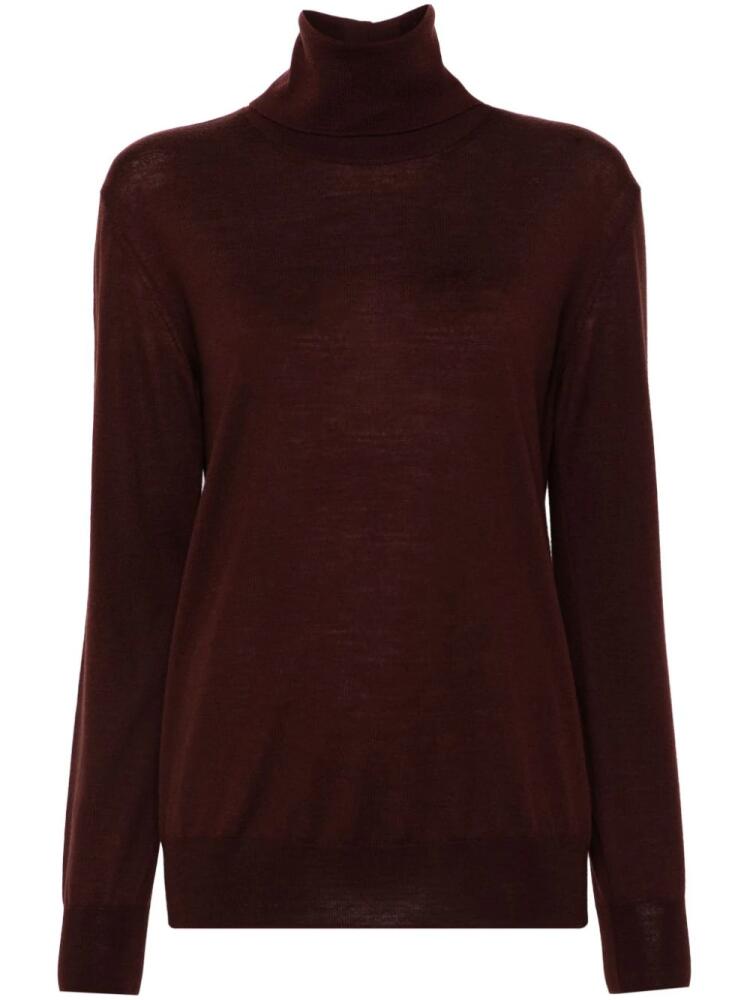 Jil Sander high-neck sweater - Brown Cover