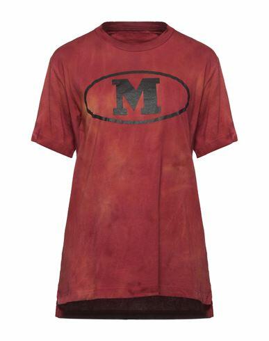 M Missoni Woman T-shirt Rust Cotton Cover