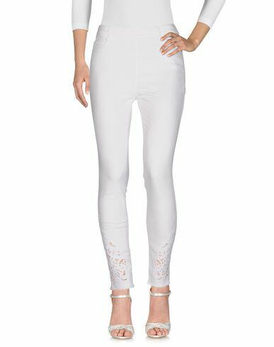 Ermanno Scervino Woman Jeans White Cotton, Elastane Cover