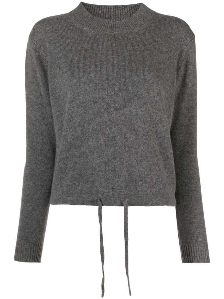 Liska cashmere drawstring-hem jumper - Grey Cover